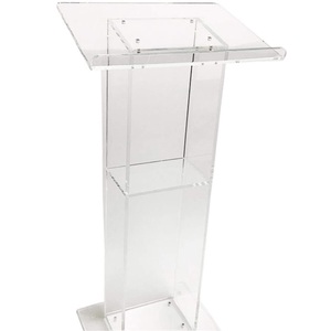 Rõ Ràng Bục Giảng Giáo Hội Bục Giảng Với Kệ Dễ Dàng Cao Bục Giảng Bục Giảng Acrylic Đứng Di Chuyển Bục Giảng - Product Image 2