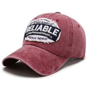 Gorro Vintage Gris Lavado Personalizable y Popular con Bordado de Parche y Aspecto Desgastado para Atuendos Casuales Diarios, Gorra de Béisbol - Product Image 4