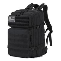 Mochila Táctica Personalizada de Fábrica Grande Tipo Paquete de Asalto para 3 Días con Forro de Poliéster Impermeable Bolsa Molle de Moda Unisex