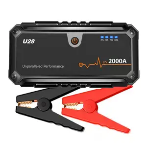 多功能跳车起动机12v 24v汽车汽油柴油1000a 2000a峰值电流18000 mAh 16800 mAh汽车跳车起动机