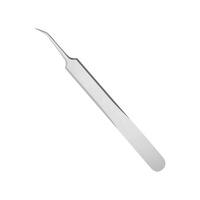Pince à épiler pointue en acier inoxydable de haute qualité pour l'élimination des points noirs et des boutons Kit d'outils de soin du visage outil de maquillage de beauté