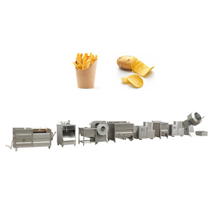Línea de Producción de Papas Fritas Congeladas Semiautomática de Alta Capacidad, 150-200 kg/h, para Uso Industrial - Product Image 3