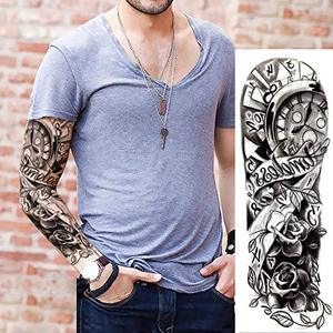 Adesivo per Tatuaggio Temporaneo Personalizzato OEM ODM per Braccio Intero, <span class=keywords><strong>Gamba</strong></span>, Schiena, Arte del Corpo - Product Image 5