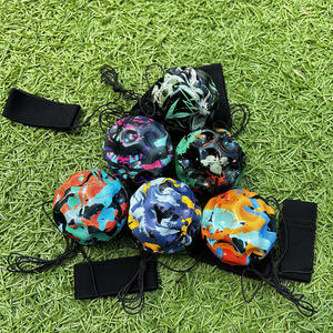 高弾性PUムーンストーンリストバウンシーボール減圧リバウンドストラップ弾性ロープハンドトス投げボール（5～7歳向け） - Product Image 2