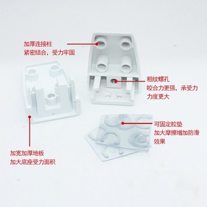 Aluminum Alloy Glass <b>Clip</b> Clamp For Office Desk Partition Panel No Drilling Required - Product Image 1