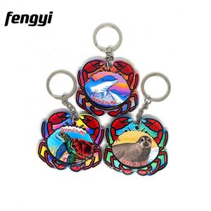 MDF Wood <b>Custom</b> Printed <b>Keychain</b>-Silk Screen Printing Fengyi FY-85 Model - Product Image 6