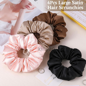 Logo personalizzato grande raso cuscino per capelli in seta per donne ragazze Memory Foam riempimento capelli spessi titolari <span class=keywords><strong>di</strong></span> coda <span class=keywords><strong>di</strong></span> cavallo - Product Image 6