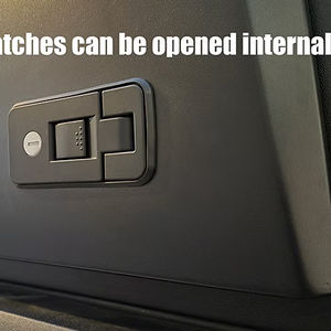 Lit king size modulaire orientable est-ouest avec toit relevable pour camping-car et tente de toit - Product Image 3