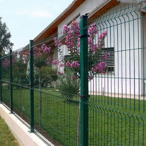 Güvenlik çevre Yard kapısı özel boyut koruma eskrim anti-hırsızlık Metal 3D Panel çit galvanizli çevre dostu - Product Image 3