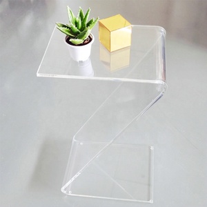 Kursi akrilik berwarna bentuk Z Modern dan meja kopi modis barang baru untuk rak pajangan furnitur ruang tamu - Product Image 4