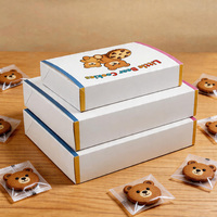 Boîte à gâteau pliable en promotion, boîte d'emballage pour brownie, boîte d'emballage pour gâteau