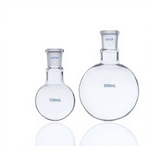 Fioles en verre borosilicaté 100 ml et 500 ml à col large pour usage en laboratoire, équipement de laboratoire scolaire, produits chimiques - Product Image 4