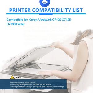 Cartouche de toner compatible Chinamate pour imprimante laser Xerox C7100, compatible avec les cartouches de toner Xerox VersaLink C7120 C7125 C7130 - Product Image 6