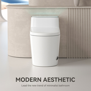 Salle de bain électrique moderne haut de gamme <span class=keywords><strong>WC</strong></span> chasse automatique cuvette de toilette intelligente toilette intelligente avec réservoir de préoccupation - Product Image 3