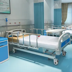 A6k fabrika çok işlevli paslanmaz çelik katlanabilir klinik tıbbi ekipman ayarlamak elektrikli hastane yatağı üreticileri