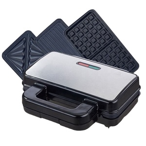 Machine à collation à remplissage profond 3-en-1 <span class=keywords><strong>Plaques</strong></span> de cuisson antiadhésives <span class=keywords><strong>interchangeables</strong></span> Panini Press Griddle <span class=keywords><strong>Gaufrier</strong></span> Toastie Sandwich Maker - Product Image 2