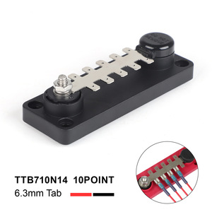 Barra de Distribución de Energía de Grado Marino, Tipo Black Label, de 10 Puntos, de Una Sola Capa, 55A, 12V - Product Image 5
