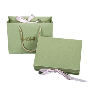 Special Paper Gold-Stamped Bronzing <b>Box</b>-In-<b>Box</b> Jewelry Packaging Ribbon Custom Logo Light Luxury <b>Gift</b> <b>Box</b> - Product Image 5