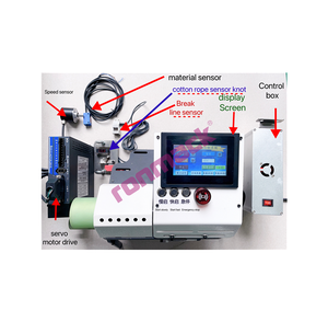 Accessoires pour machine à coudre industrielle RONMACK RM-SP-H : Dispositif de dosage élastique à tirage frontal entièrement automatique pour lit plat - Product Image 1
