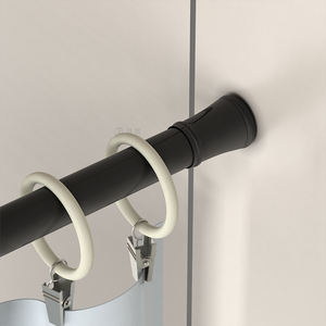 Vente en gros Installation facile Tringle à <span class=keywords><strong>rideau</strong></span> de douche télescopique extensible sur mesure Poteau en métal <span class=keywords><strong>sans</strong></span> perçage Mise à niveau à bas prix - Product Image 4