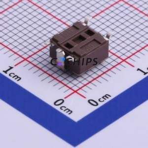 DTSMG-61N-V-T/R Tactile Switch SMD-5P,6.2x6.2mm Switch Single Pole Single Throw Round Button Vertical Mount 6.2mm - Product Image 2