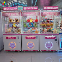 Machine à griffes de grue, solution commerciale à pièces de monnaie anglaises, avec garantie d'un an, jeux d'arcade pour les centres de jeux d'arcade, 110V
