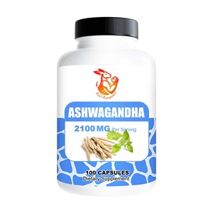 Cápsulas de Ashwagandha OEM de Alta Calidad 2100mg, Apoyo para el Alivio del Estrés, Energía y Bienestar Diario - Product Image 1