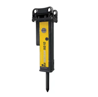 Martillo Hidráulico Nuevo para la Industria Minera, Modelo con Componentes Principales, Equipo de Construcción, Cincel de 40 mm