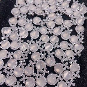 Fine Jewelry Necklace Fashion Healing Bling Bling Shiny <strong>Jade</strong> Necklace Luxury White <strong>Jade</strong> Agent Bow <strong>Pedant</strong> Necklace for Girls Gift - Product Image 4