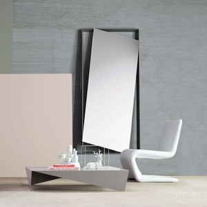 <strong>Large</strong> Frame Asymmetrical Wall <strong>Mirror</strong> Irregular Shaped Wall <strong>Mirror</strong> for Bathroom - Product Image 2
