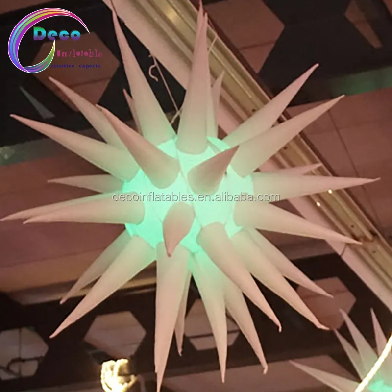 Maravilloso descuento fiesta iluminación inflable 3D la luz de las estrellas