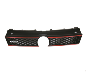 <span class=keywords><strong>Calandre</strong></span> de pare-chocs avant de voiture de couleur noire pour V W <span class=keywords><strong>POLO</strong></span> 10, <span class=keywords><strong>calandre</strong></span> avant en maille, matériau ABS, pièces de rechange modifiées - Product Image 1