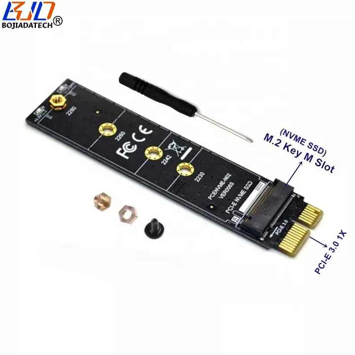 工場卸売 PCI-E X1 PCI Express 1X to M.2 NGFF Key-M 2280 M2 NVME
