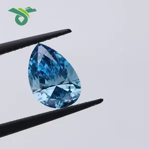 실험실-그로운 블루 다이아몬드 0.5-2.5 캐럿 합성 블루 다이아몬드 IGI 인증 VS1 선명도 배 컷 우수한 컷 다이아몬드