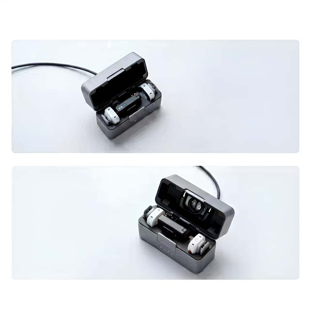 For DJl Mic Mini 2S Wireless Microphone Transmitter Float Internal Recording AI Noise Reduction Mini Lapel Mic for Smartphone