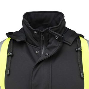 Veste de travail haute visibilité pour hommes, polyester noir, taille 3X, avec bandes réfléchissantes pour une utilisation sécurisée - Product Image 3