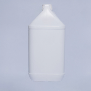 Bouteille en plastique 5L Bouteille en plastique HDPE pour détergent liquide Bouteille carrée avec poignée pour huile moteur - Product Image 1