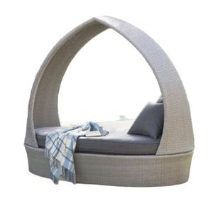 Garden Courtyard Villa B & B Park Scenic Spot Canapé-lit d'extérieur moderne en métal personnalisé avec grand auvent Design durable - Product Image 5