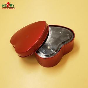 Tùy Chỉnh Hình Trái Tim Vỉ Trray Với Nắp Cho Sô Cô La Trong Hộp Thiếc Từ Nhà Máy Thâm Quyến - Product Image 3