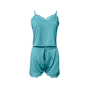 Ensemble de vêtements de nuit en coton pour femmes grandes tailles, avec des tailles étendues, tissu extensible doux, confort nocturne inclusif, facilité toute la nuit - Product Image 1