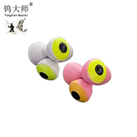 Perles de pêche en laiton en forme d'haltère avec yeux de poisson, vente en gros directe d'usine, pour accessoires de pêche en extérieur