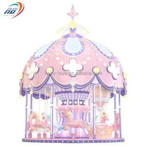 Carrousel de luxe 16 places pour enfants, manège de parc d'attractions, chevaux de carrousel à vendre à prix abordable - Product Image 4