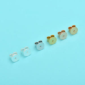 925 Sterling Silver <b>Earring</b> <b>Backs</b> Replacement Secure Ear <b>Locking</b> for Stud <b>Earrings</b> Ear Nut for Posts - Product Image 1
