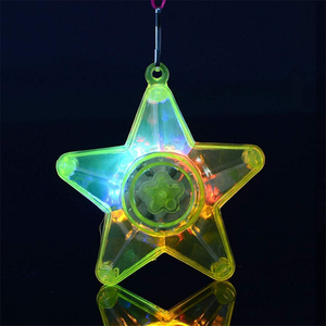 LED intermitente estrella amor colgante luminoso collar <span class=keywords><strong>de</strong></span> plástico joyería <span class=keywords><strong>para</strong></span> niño <span class=keywords><strong>para</strong></span> cumpleaños Navidad graduación Acción <span class=keywords><strong>de</strong></span> <span class=keywords><strong>Gracias</strong></span> - Product Image 3