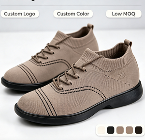 Chaussures décontractées pour hommes en gros d'usine, mocassins respirants à empeigne en maille, couleur et taille personnalisables, confortables à enfiler ou à lacets, vente en gros - Product Image 1