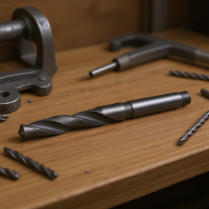 Fervi Tapered Shank Twist <b>Drill</b> <b>Bit</b> 10mm For Metal Wood Plastic Drilling - Product Image 3