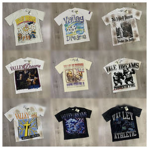 T-shirt décontracté surdimensionné pour homme, grande taille, motif lettre de dessin animé, respirant et à séchage rapide – Collection été en gros - Product Image 3