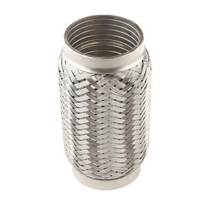 Sıcak satış paslanmaz çelik örgülü egzoz hortumu otomobil parçaları evrensel yüksek performans esnek egzoz borusu - Product Image 4