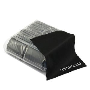 Custom Logo Eco-Friendly Disposable Microfiber Screen <b>Camera</b> Lens Watch <b>Glasses</b> Cleaning Wiping Cloth Opp Bag Packing - Product Image 1