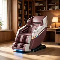 Fauteuil de massage entièrement automatique, personnalisé en usine, pour la vente en gros, modèle PS3300, avec rail SL, luxe, zéro gravité, massage corporel 3D